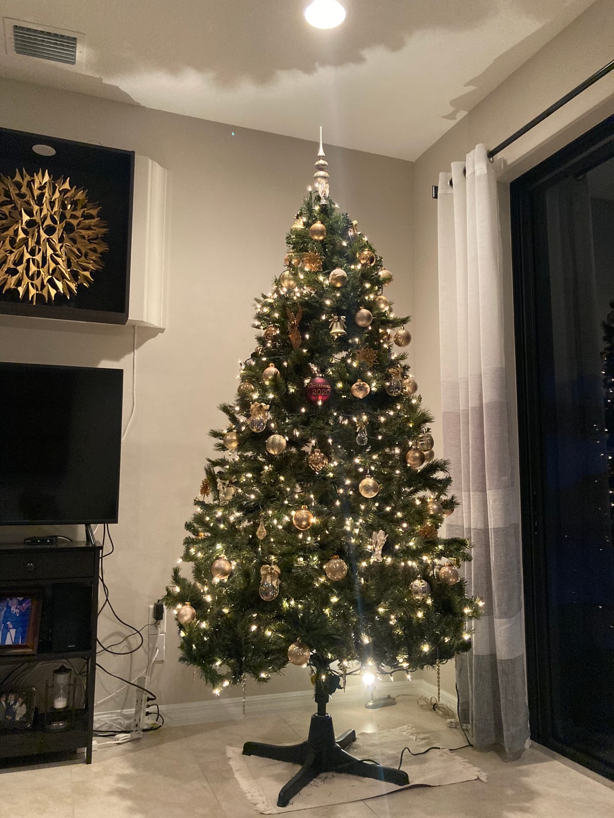 Teal Turtle Winter Wonder Rotating Christmas Tree Stand for Artificial Trees customer photo 1