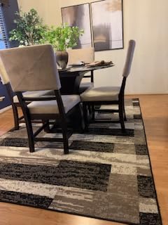 SUPERIOR Rockwood Modern Geometric Indoor Area Rug, 8'x10', A Chocolate customer photo 2