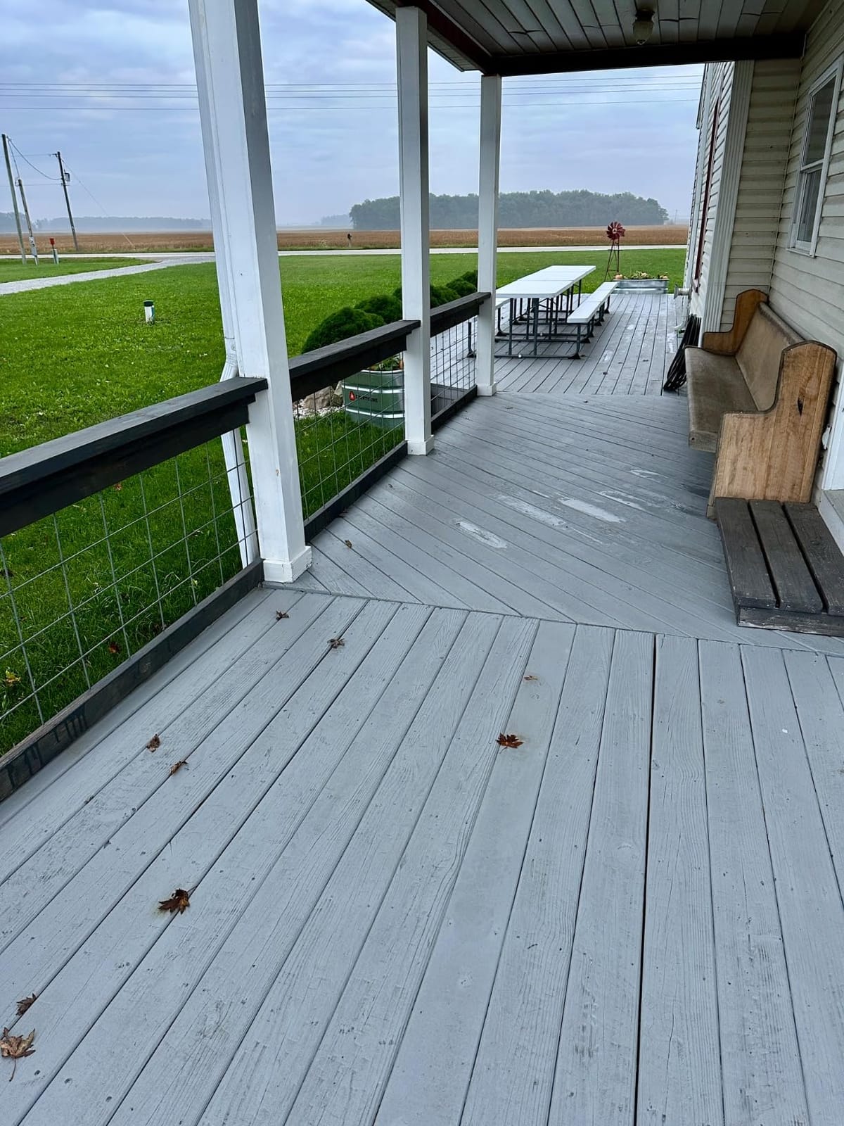 KILZ Porch & Patio Latex Floor Paint, Slate Gray, 1 Gallon customer photo 2