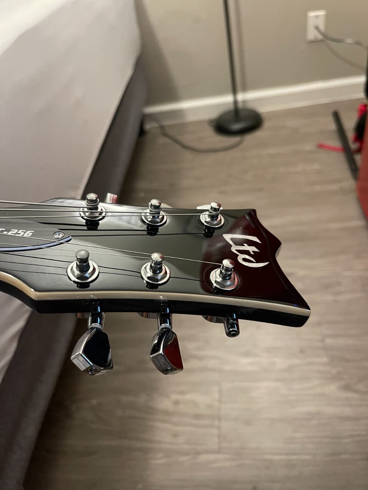 ESP LTD Eclipse EC-256FM - See Thru Purple Burst customer photo 1