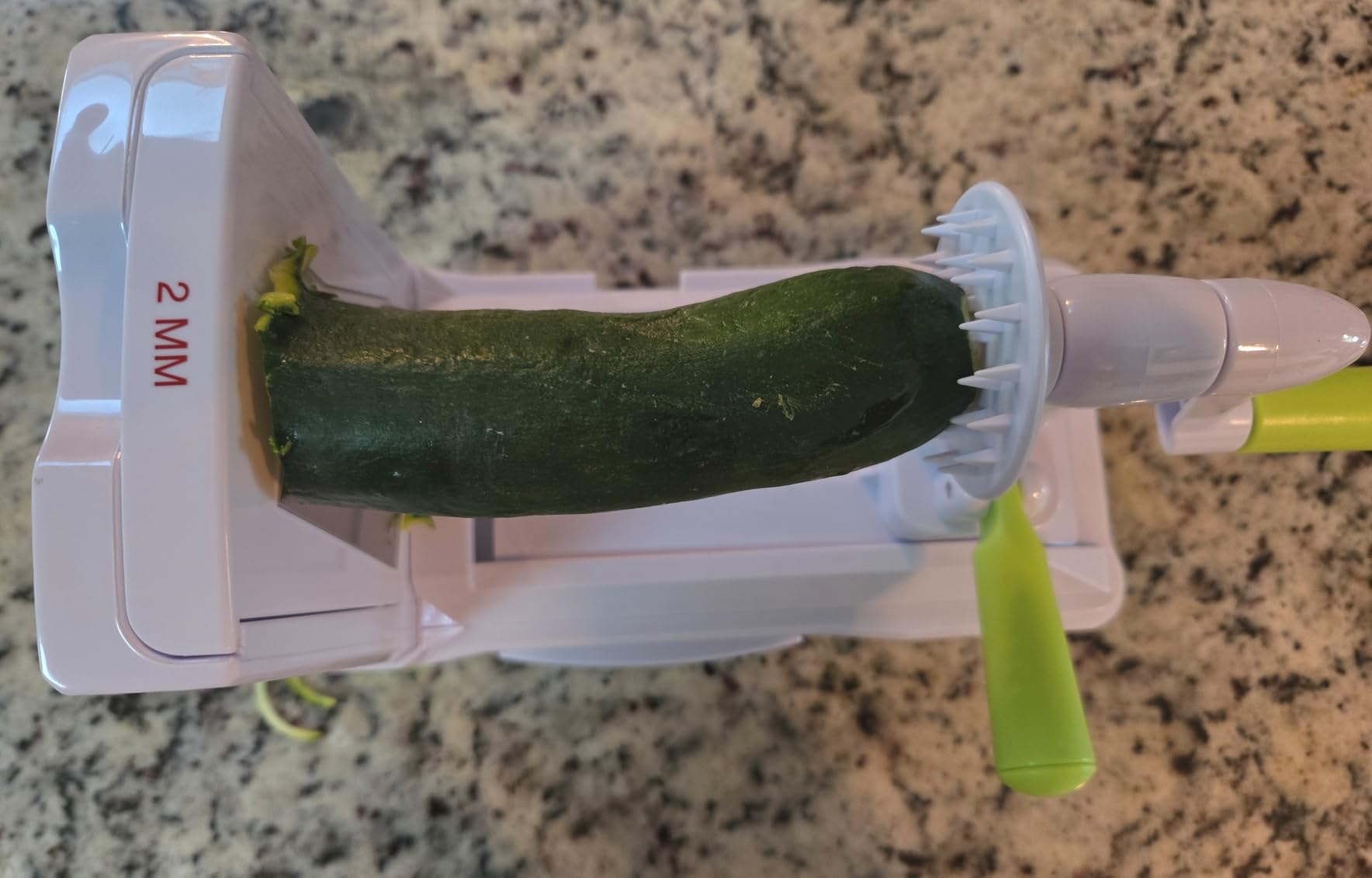 Brieftons 5-Blade Vegetable Spiralizer & Veggie Noodle Maker: Japanese 420-Grade Steel Blades for Zucchini Pasta, Sweet Potato & Beet Noodles, Strong Suction Pad, 4 Recipe eBooks | Keto Vegan Paleo customer photo 1