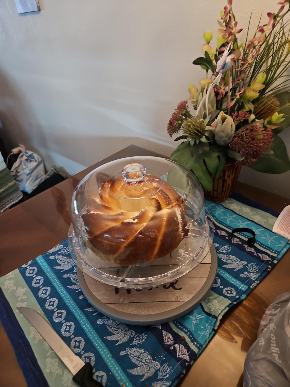 HBlife Cake Stand with Lid (12.2
