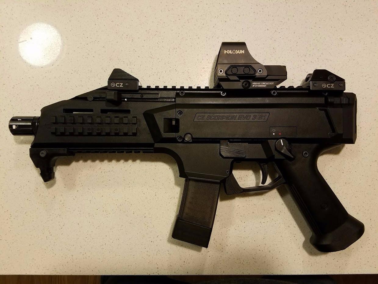 HOLOSUN 510C Multi-Reticle 2 MOA Dot & 65 MOA Circle Open Reflex Sight - Solar FailSafe Shake-Awake, 12 Settings - Red/Green Reticle customer photo 1
