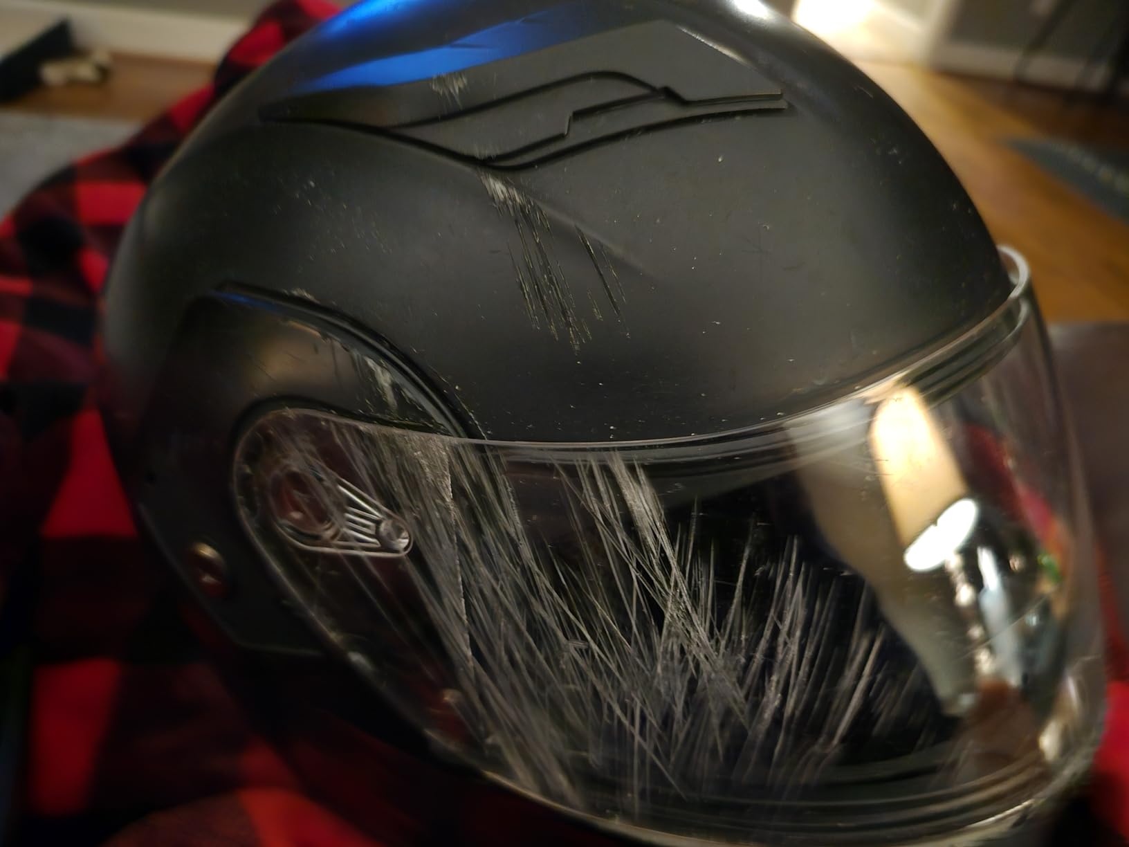 1Storm Motorcycle Modular Full Face Helmet Bike Flip up Dual Visor Sun Shield: HB89 Matt Black customer photo 1