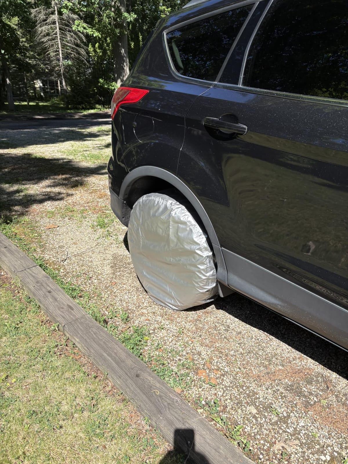 Explore Land Tire Covers 4 Pack Fit Tire Diameters 26-28.75 inch, Charcoal customer photo 2