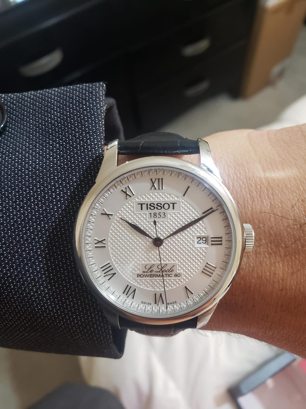 Tissot Men's Le Locle Stainless Steel Dress Watch customer photo 2