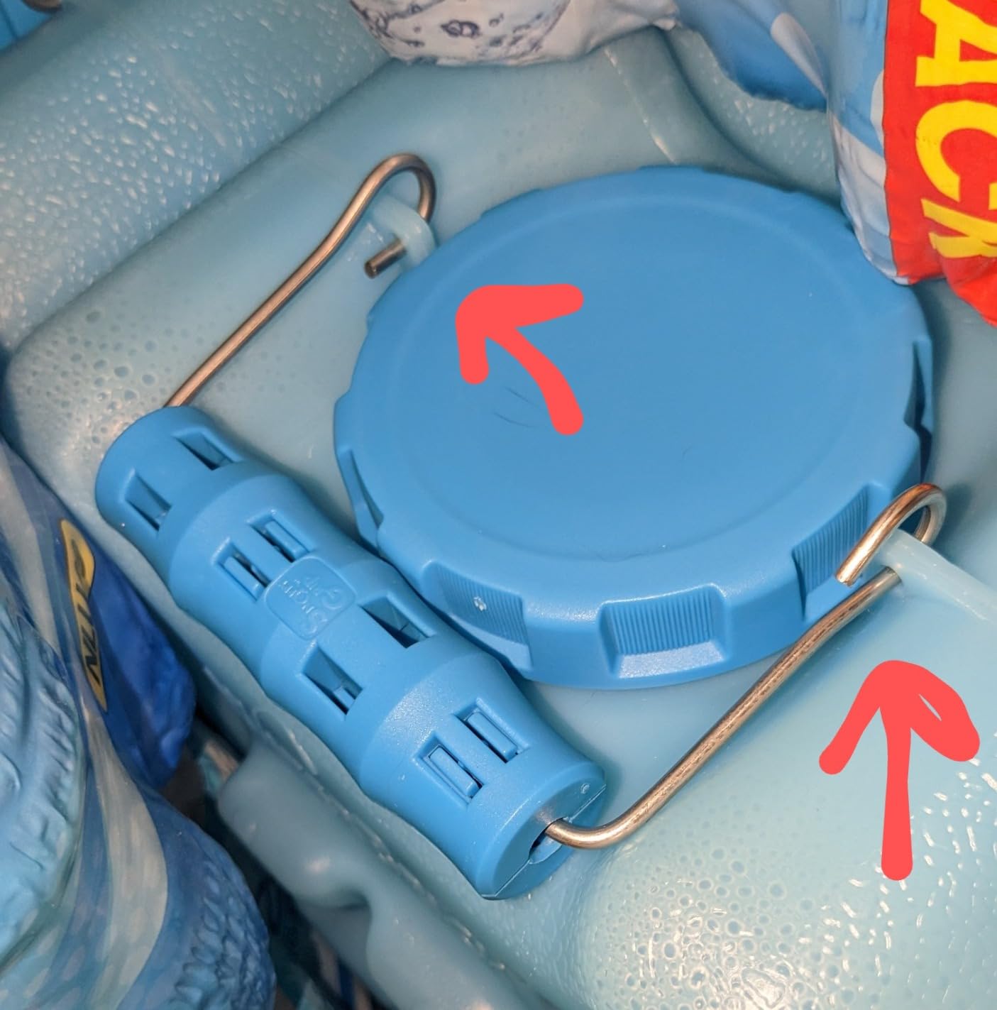 WaterBrick International WaterBrick Water Storage Containers for Emergency Water Storage | 6-Pack of Stackable 3.5 Gallon Water Container Bricks | Food-Grade HDPE Plastic | BPA-Free | STD Blue customer photo 1