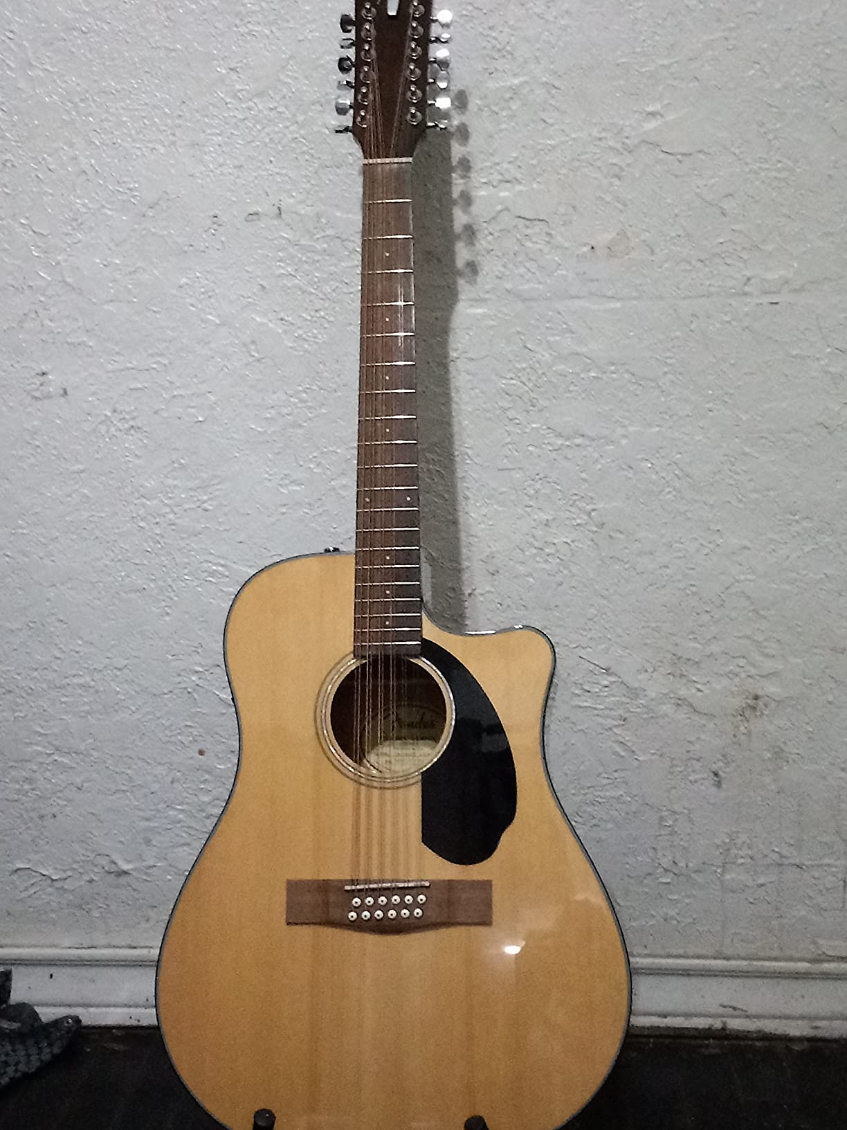 Fender CD-60SCE 12-string Dreadnought Acoustic Guitar, Natural customer photo 1