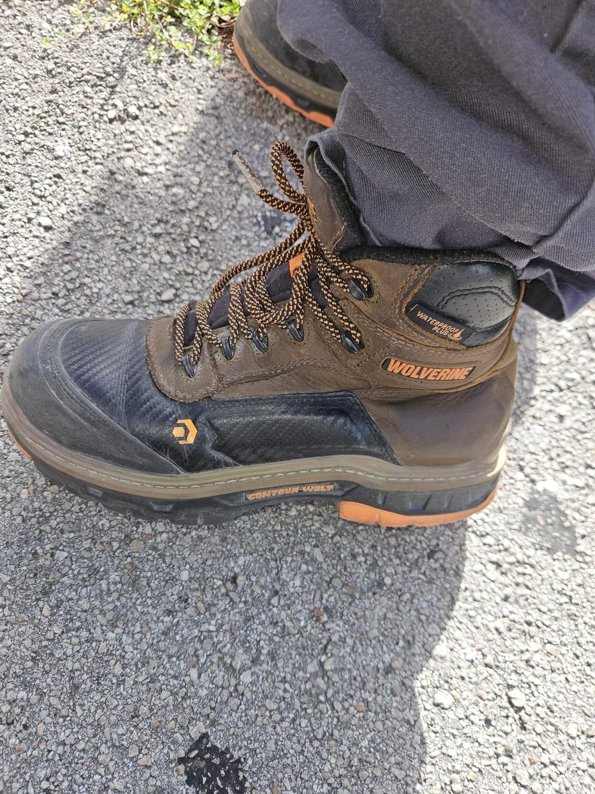 Wolverine Men's Overpass Composite Toe Waterproof Work Boots customer photo 2