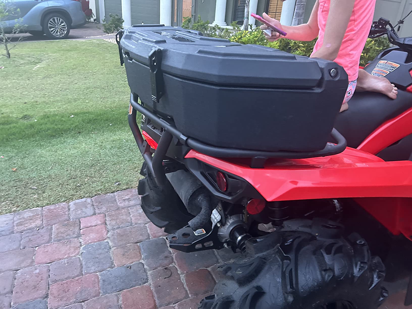 Can-Am New OEM ATV Black Cargo Storage Box, Outlander & Maverick, 715003879 customer photo 1