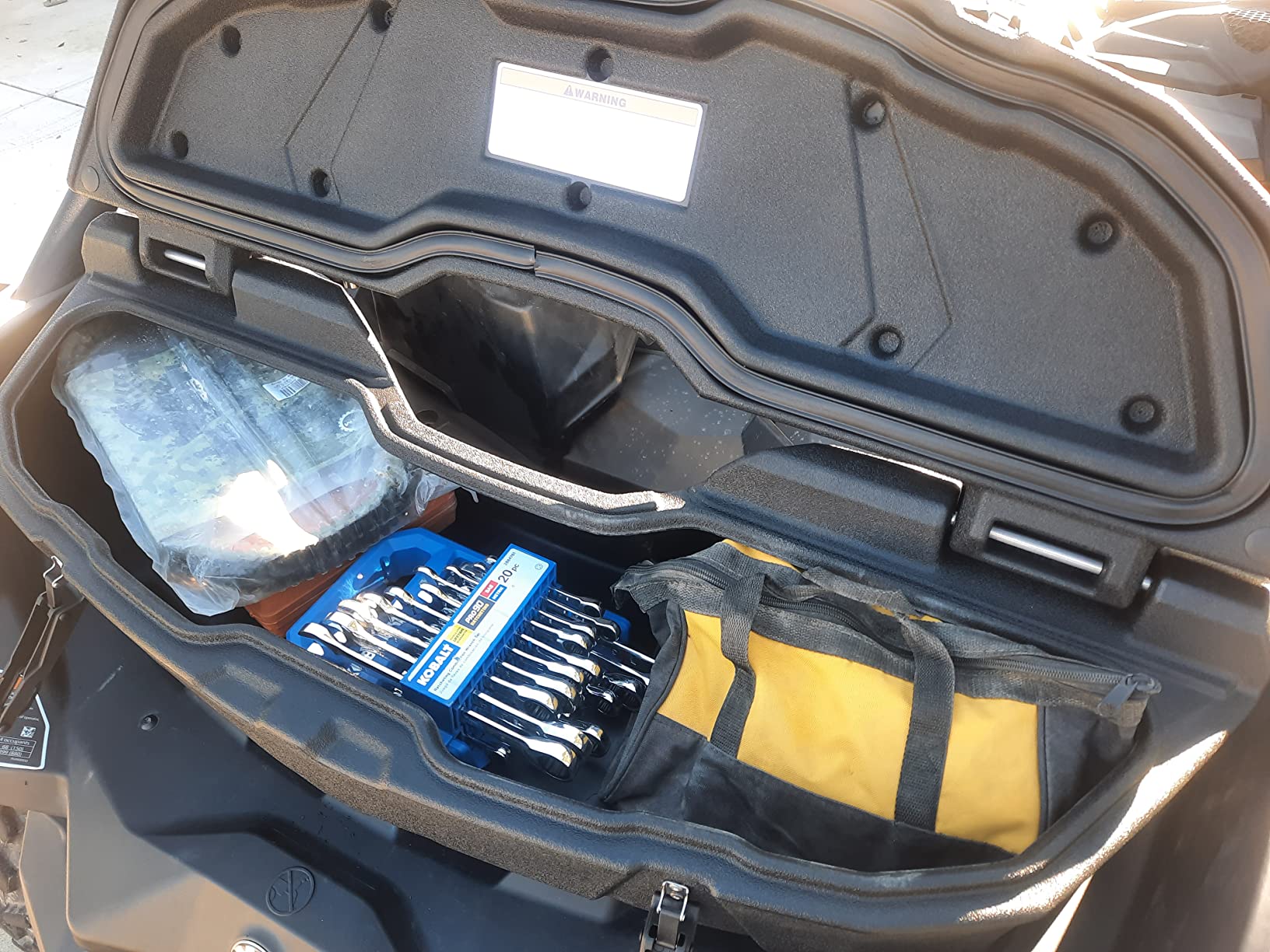 Can-Am New OEM ATV Black Cargo Storage Box, Outlander & Maverick, 715003879 customer photo 2