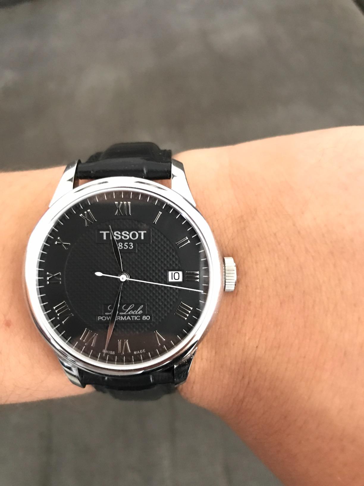 Tissot Le Locle, Swiss Powermatic 80, 39.3mm, Black Dial, Men's Watch customer photo 2