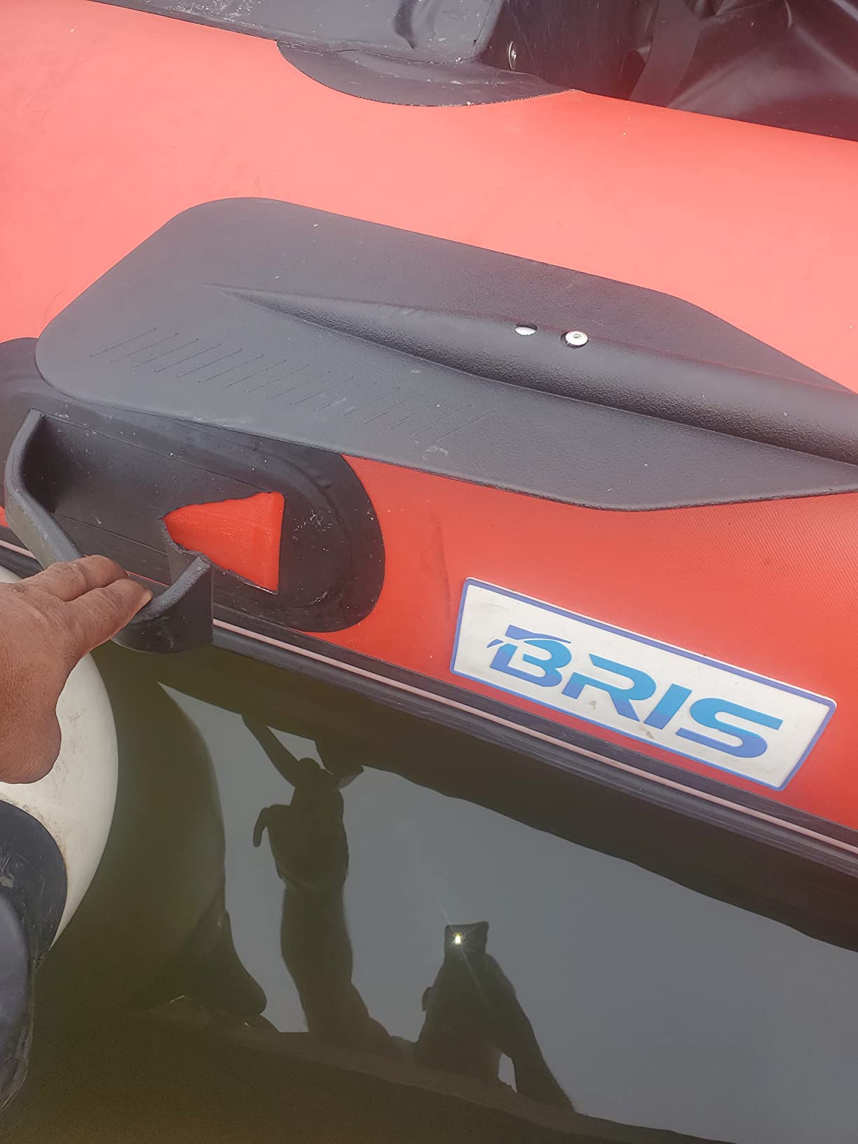 BRIS 12ft Inflatable Boat Inflatable Raft Sport Rescue Diving Boat Fishing Dinghy Tender Pontoon customer photo 1