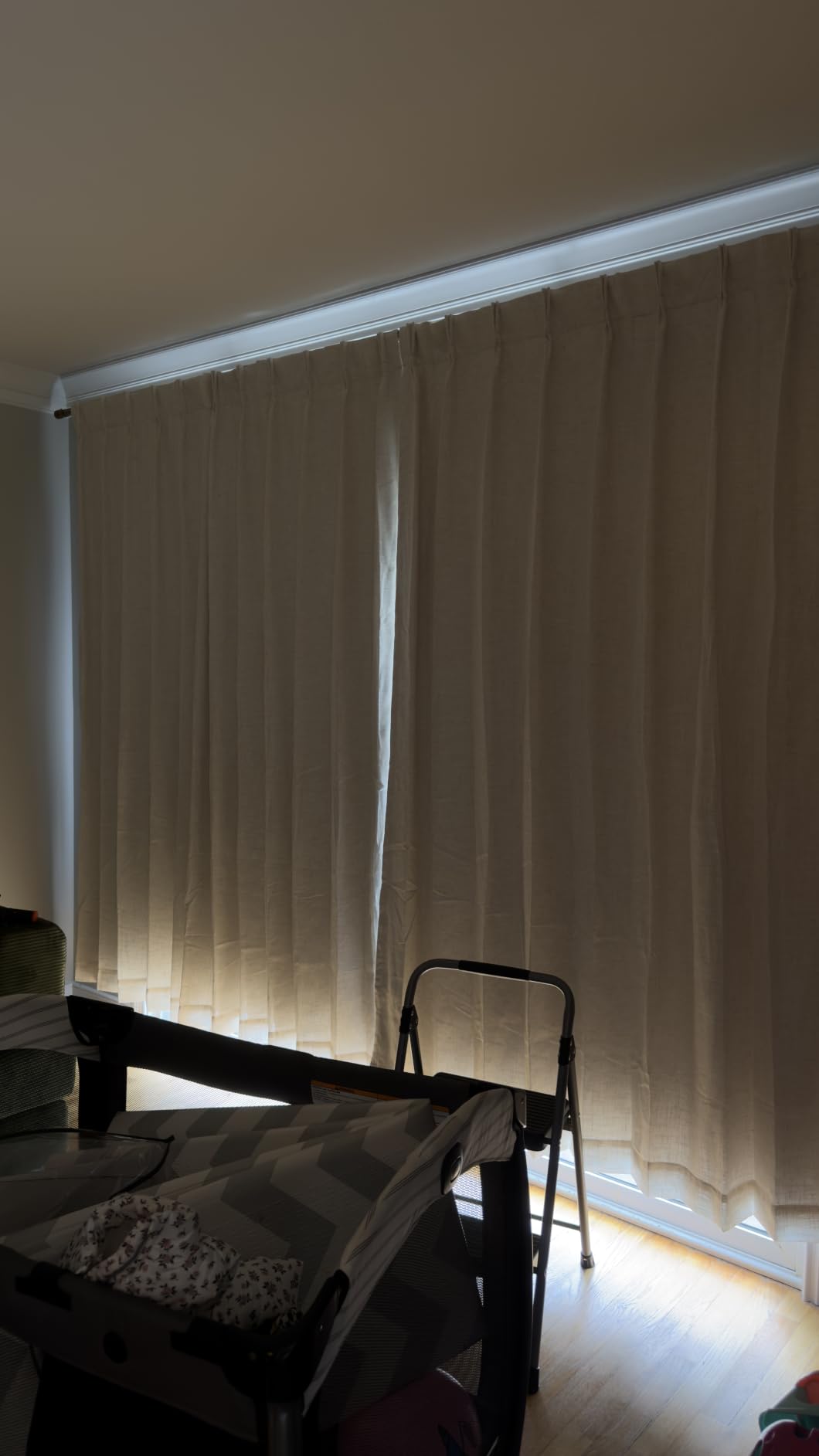Ivilon Drapery Window Curtain Rod - End Cap Style Design 1 Inch Pole. 72 to 144 Inch Color Warm Gold customer photo 1