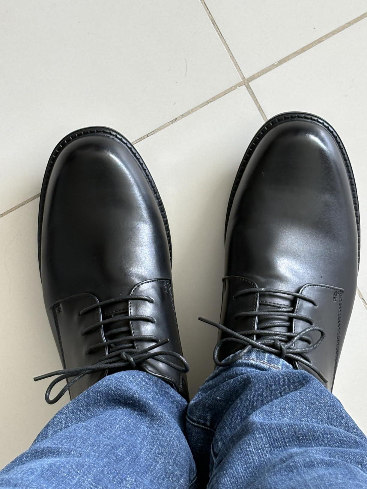 Bruno Marc Men's Business Shoes Derby Lace-Up Shoes Suit Shoes Leather with Oxford Lining customer photo 1