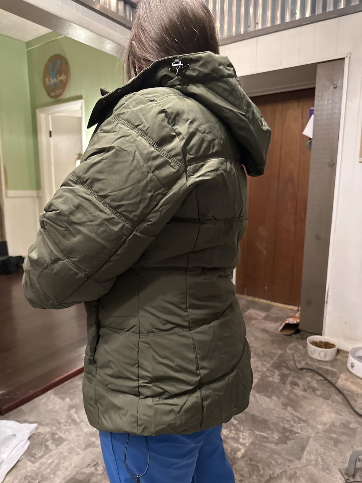 Wantdo Women's Hooded Warm Winter Coat Quilted Thicken Puffer Jacket with Removable Hood customer photo 1