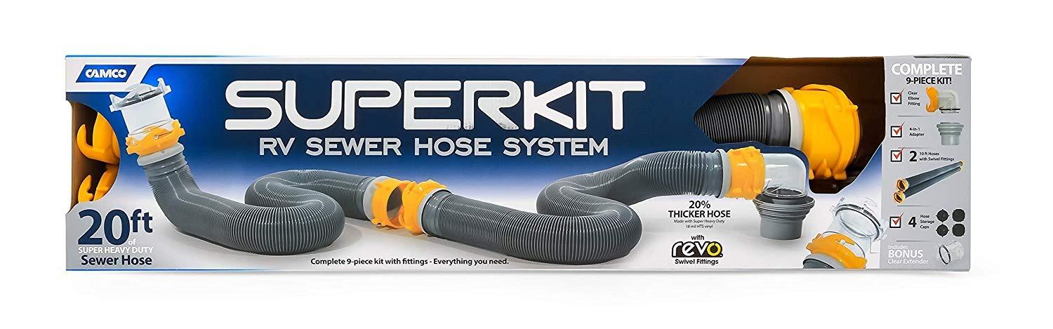 Camco 39659 Super Kit RV Sewer Hose Kit - 20' customer photo 1
