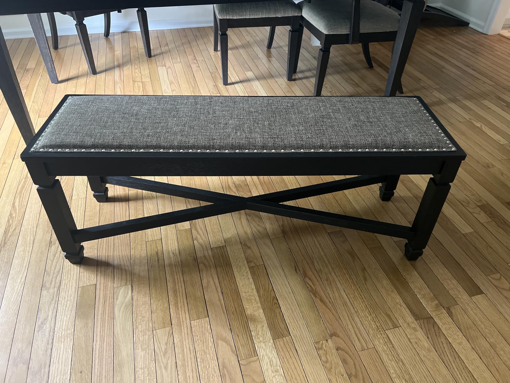 Signature Design by Ashley Bolanburg Upholstered Dining Bench, 50