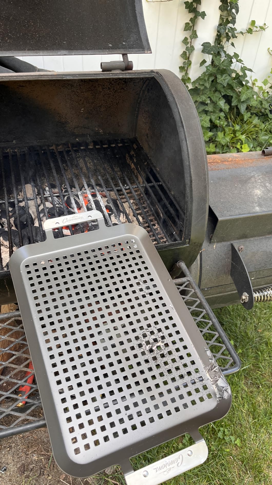 Camerons BBQ Grill Topper Non-Stick Grilling Pans, 2 Pack customer photo 2