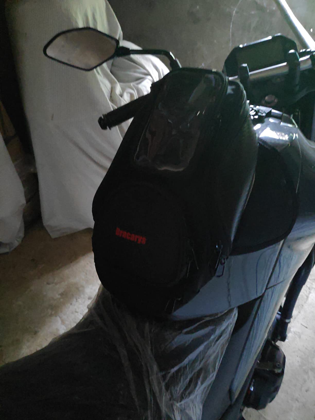 Dracarys Motorcycle Tank Bag - Oxford Saddle Black Motorbike Bag - Strong Magnetic Bag for Honda Yamaha Suzuki Kawasaki Harley customer photo 2