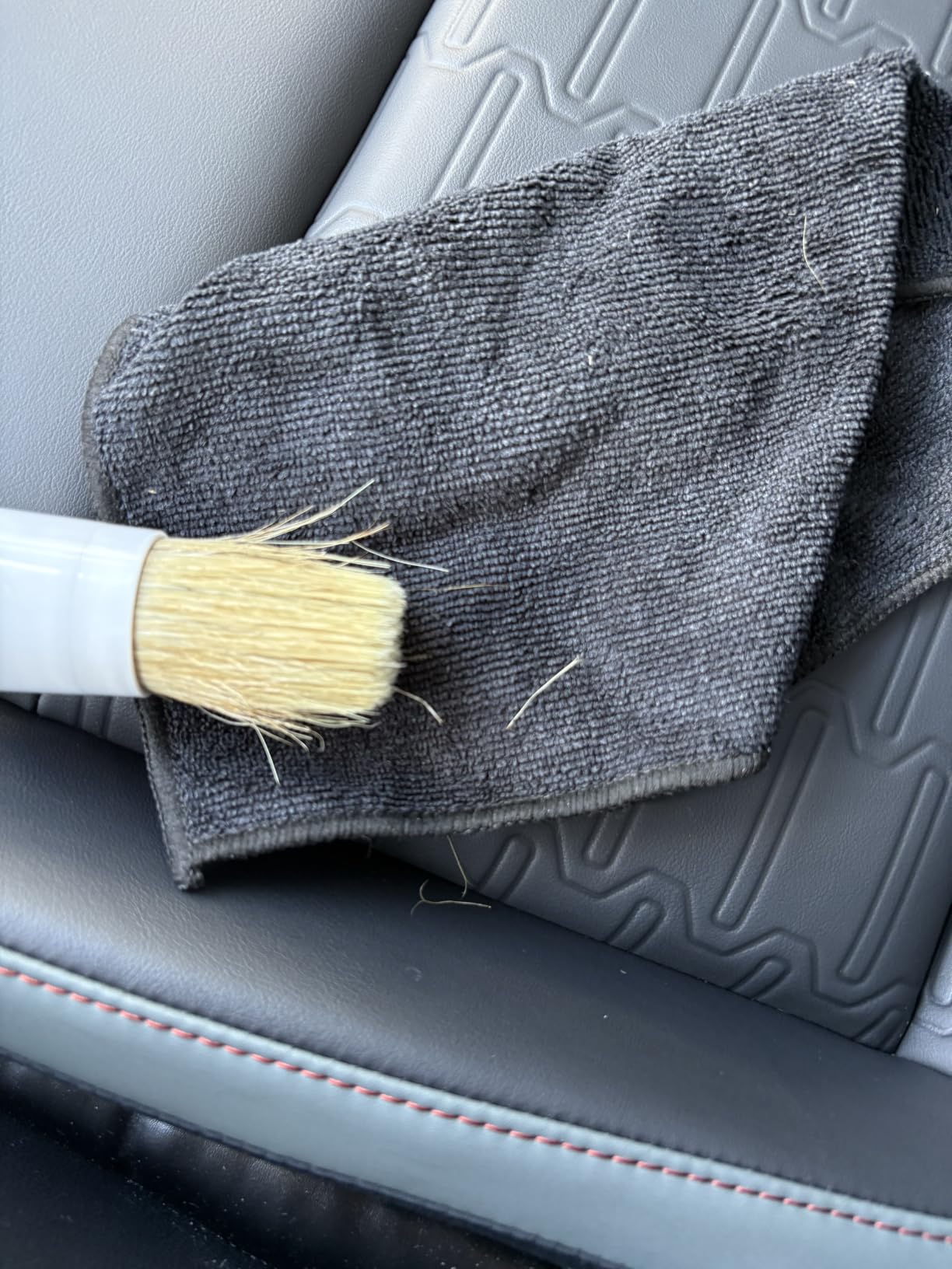 Car Detailing Brush Set 3-pc, Car Detailing Kit Interior by Detail Dudes customer photo 2