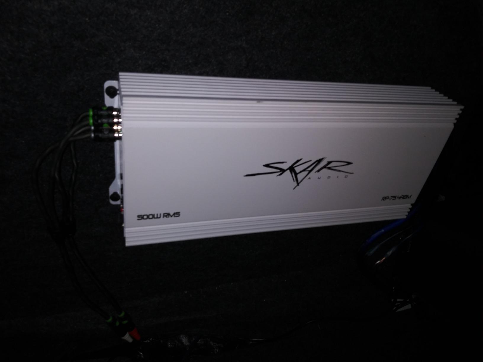 Skar Audio RP-75.4ABM 500 Watt Full-Range Class A/B 4-Channel Marine Amplifier customer photo 1
