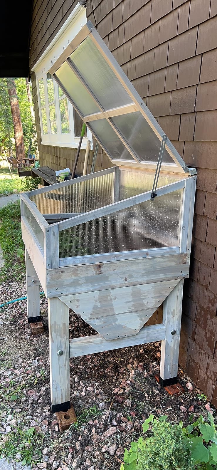 VegTrug Cold Frame for Classic Small 1m Raised Bed, Grey Wash - Durable Wooden Gardening Cover Compatible with Raised Beds for Plant Protection & Extended Growing Season customer photo 1