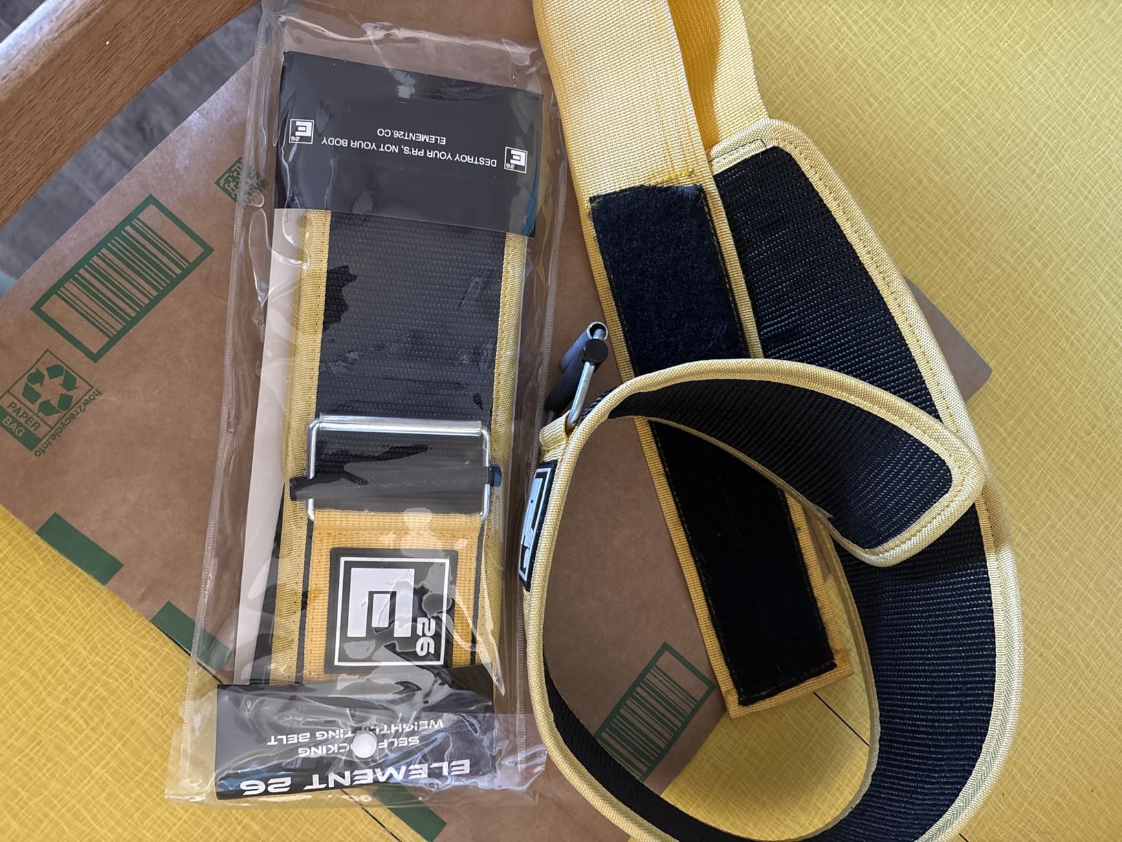 Element 26 Self-Locking Weight Lifting Belt customer photo 1