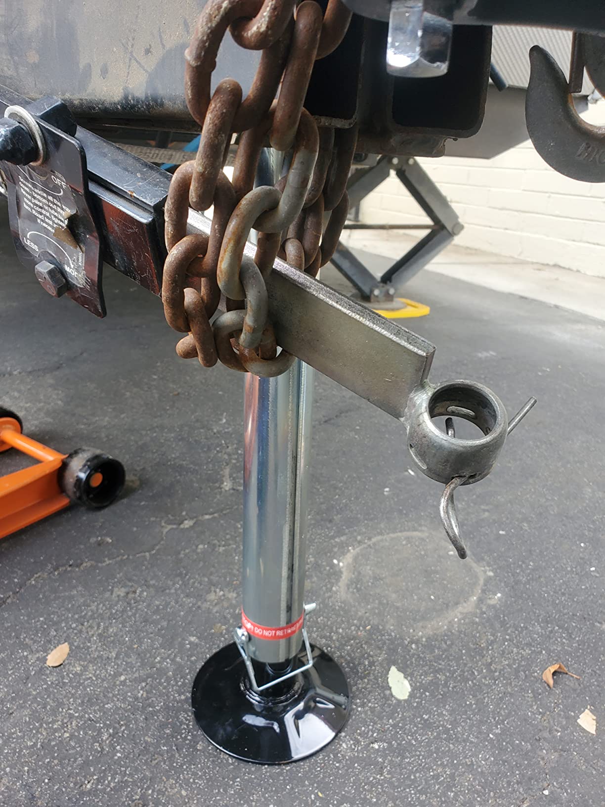 Uriah Products Electric Trailer Jack with 7-Way Connector, 12V, 5000 Lbs Lift Capacity - Heavy-Duty Stabilizer for RV, Boat, Utility, and Off-Road Vehicles customer photo 1