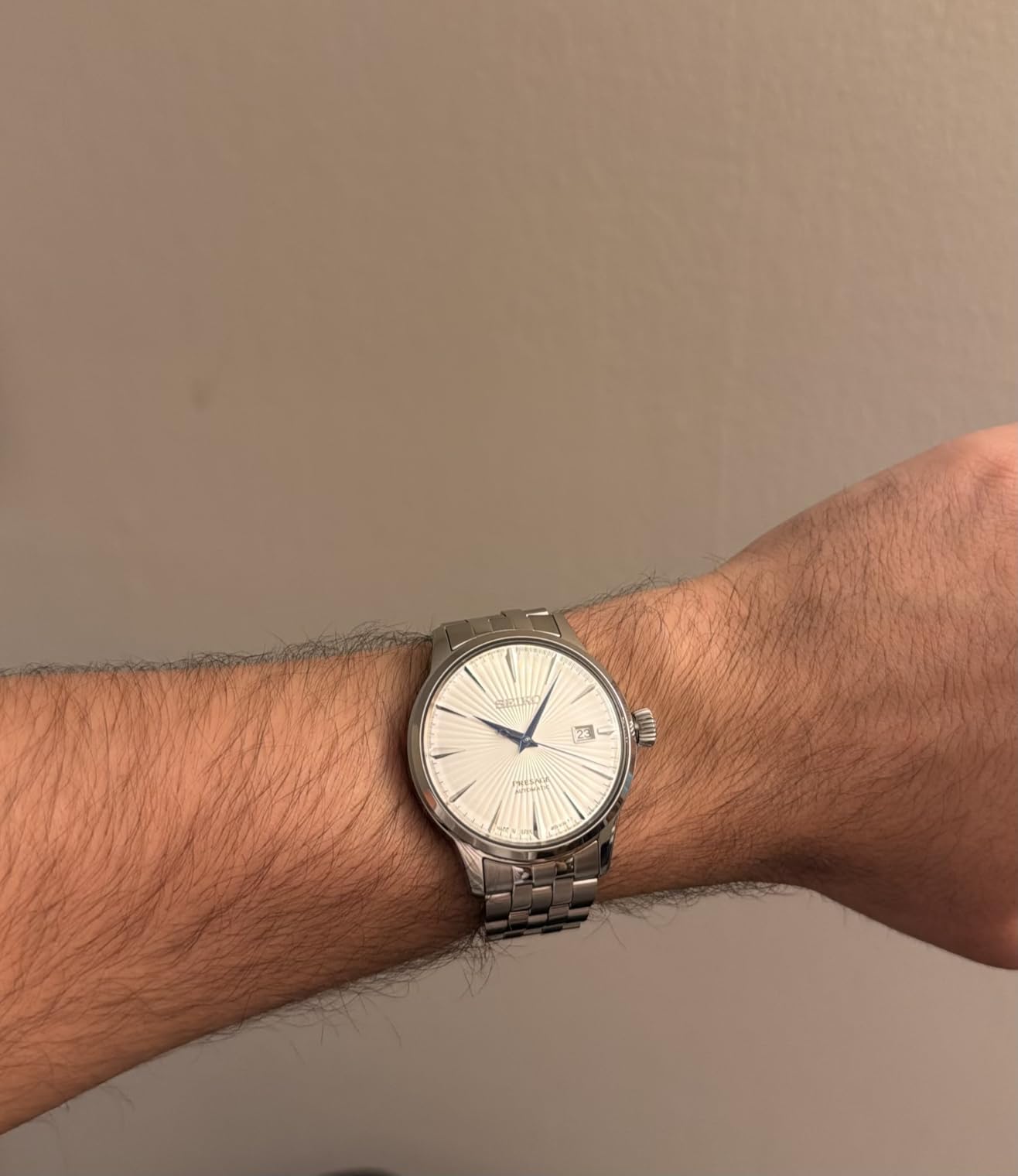 SEIKO Automatic Watch for Men - Presage Cocktail Time - Patterned Dial customer photo 2