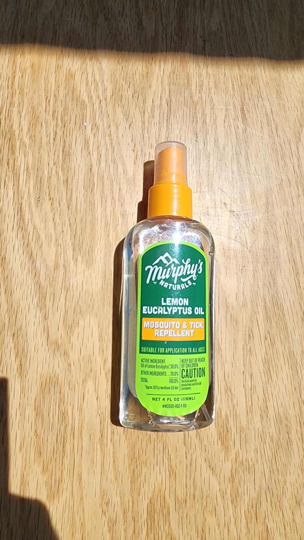Murphy's Naturals Mosquito & Tick Bug Repellent Spray, 4 fl oz (Pack of 2) customer photo 2
