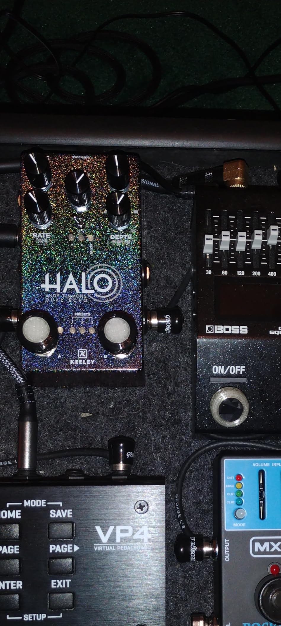 Keeley Caverns V2 Reverb and Delay Pedal, White (KCav2) customer photo 2