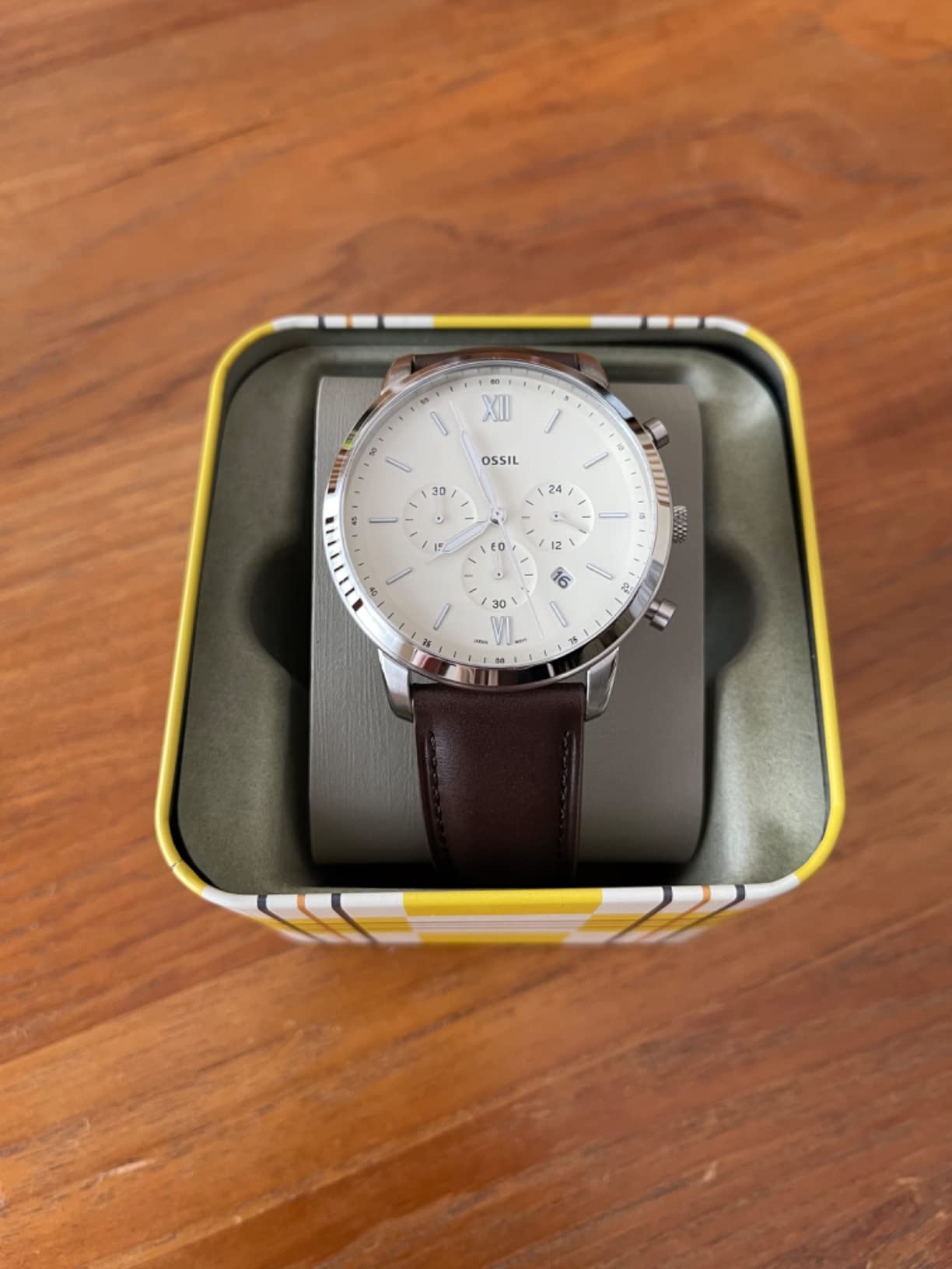 Fossil Men's Watch, Neutra Quartz Stainless Steel Chronograph Watch for Men customer photo 2