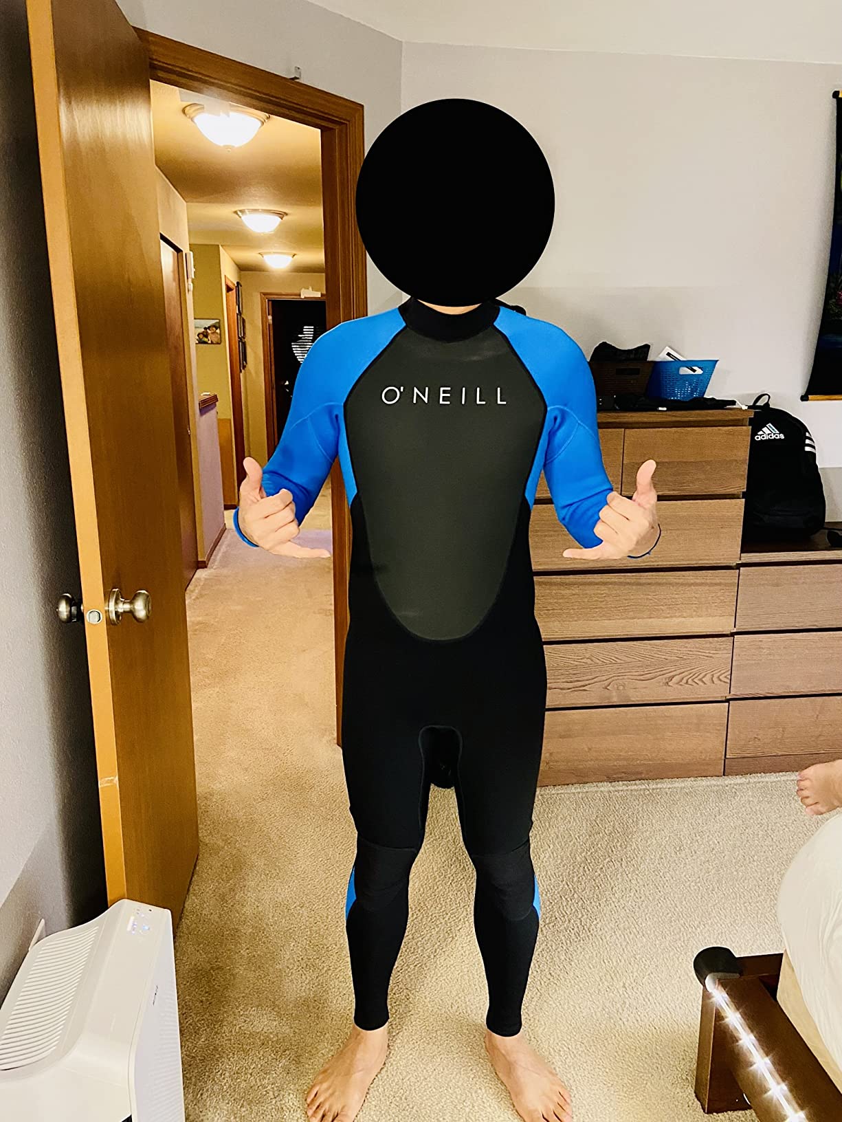 O'Neill Men's Reactor-2 3:2mm Back Zip Full Wetsuit, Lightweight Warmth and Flexibility for All Water Activities customer photo 2