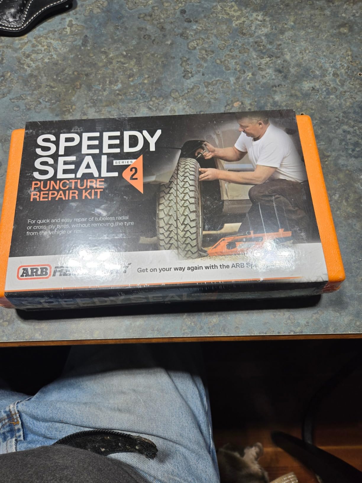 ARB 10000011 Speedy Seal 2 - Universal Heavy Duty Tire Repair Kit For Car, Truck, RV, Jeep, ATV, Motorcycle, Tractor, Trailer. Flat Tire Puncture Repair Kit Fix Punctures and Plug Flats 50 String Plug customer photo 1