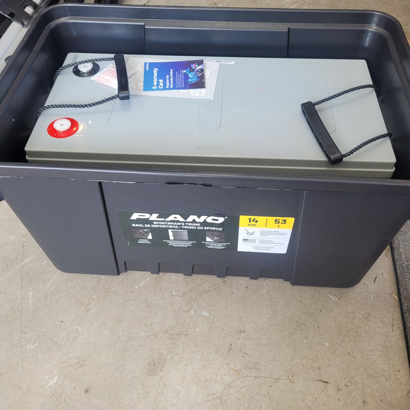 Renogy 12 Volt 200Ah Deep Cycle AGM Battery, Lead Acid Solar Battery customer photo 1