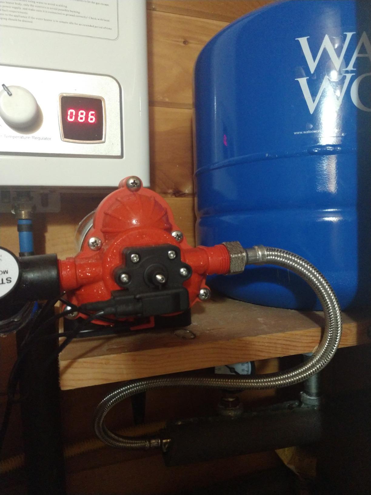 SEAFLO 33 Series 110V/115V AC Fresh Water Pump, 3.3 GPM 45 PSI Self-Priming Pressure Pump with Smart Pressure Switch, Automatic Demand Pump for RV, Caravan Marine Boat Industrial Use, 4-Year Warranty customer photo 2