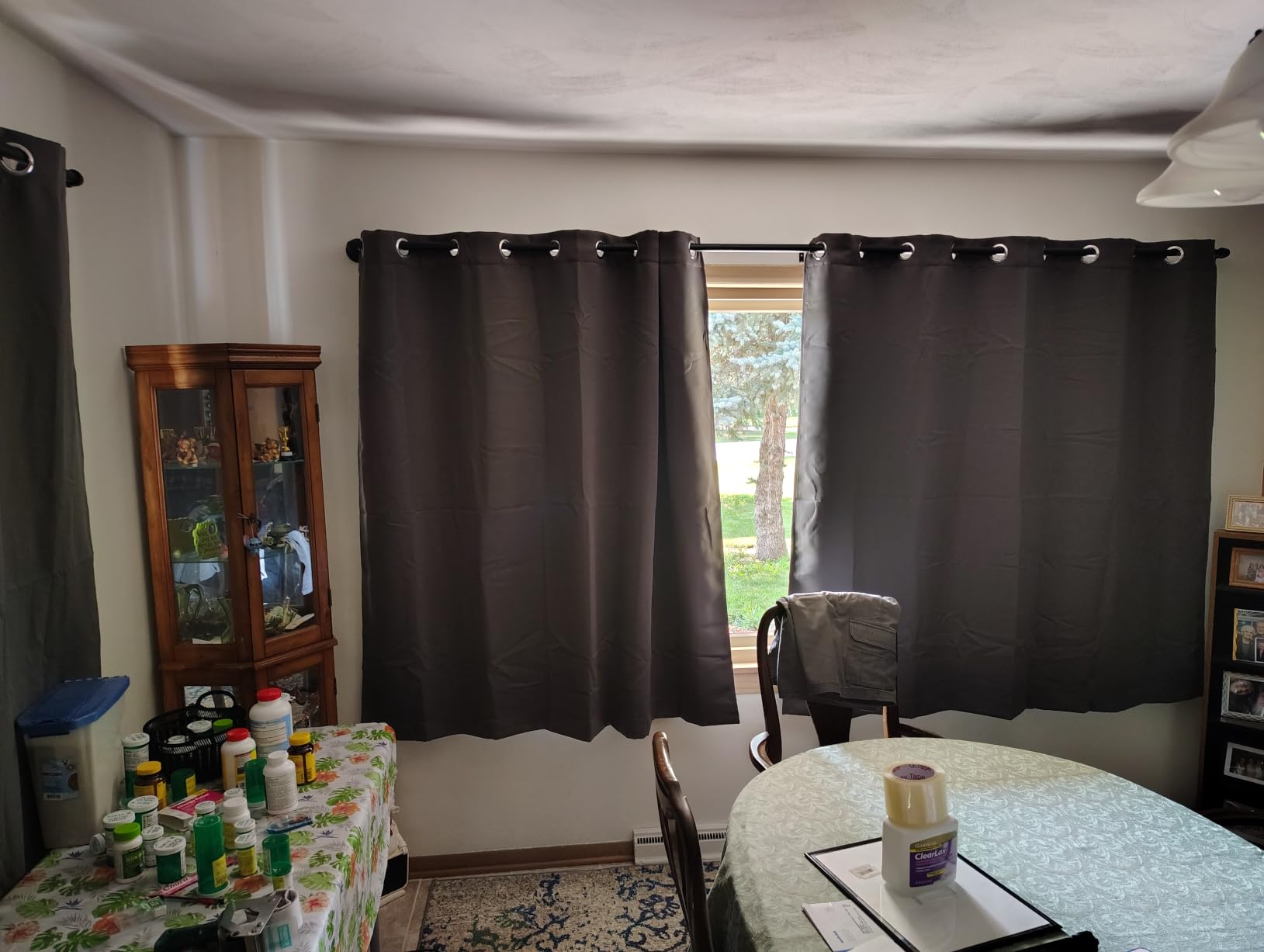 NICETOWN White 100% Blackout Curtains 84 inch Long for Bedroom 2 Pieces customer photo 1