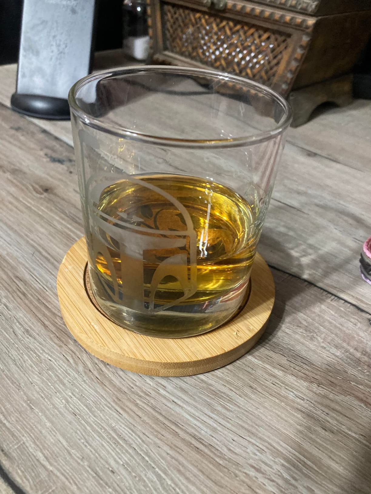 LUXU Whiskey Glasses,11 OZ Short Glass Tumbler,Lowball Glasses Set of 6 customer photo 2