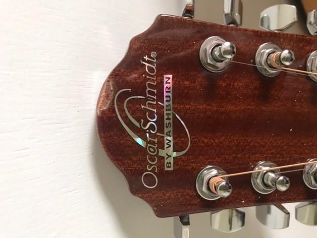 Oscar Schmidt OD312-A Dreadnought (12 String) Acoustic Guitar. Natural Spruce customer photo 1