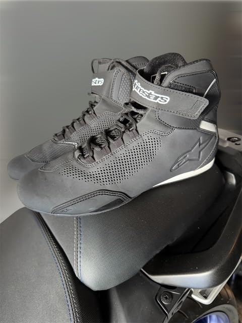 Alpinestars Men's Sektor Vented Street Motorcycle Shoe, Black/Gray/Red, 10 customer photo 1