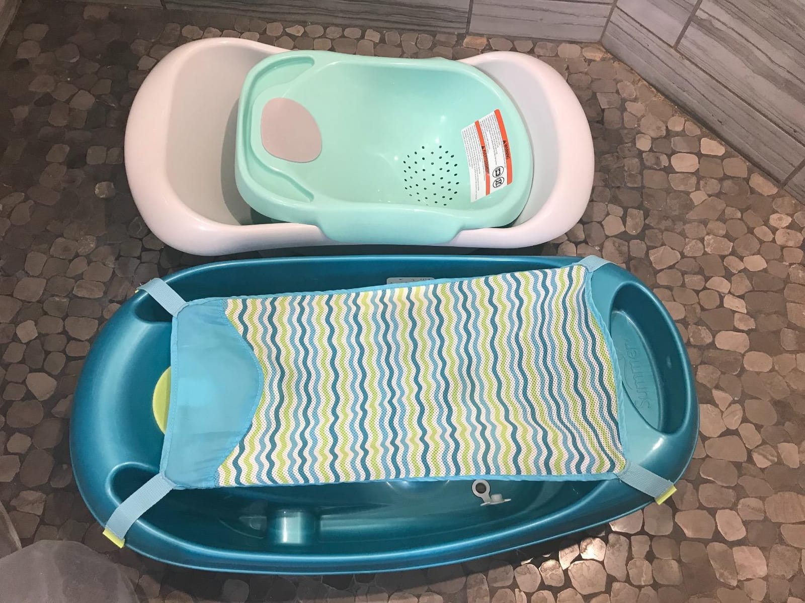 The First Years 4 in 1 Warming Comfort Tub - Convertible Baby Bathtub for Newborns, Infants, and Toddlers - Baby Bath Essentials - Ages 0 Months and Up customer photo 2