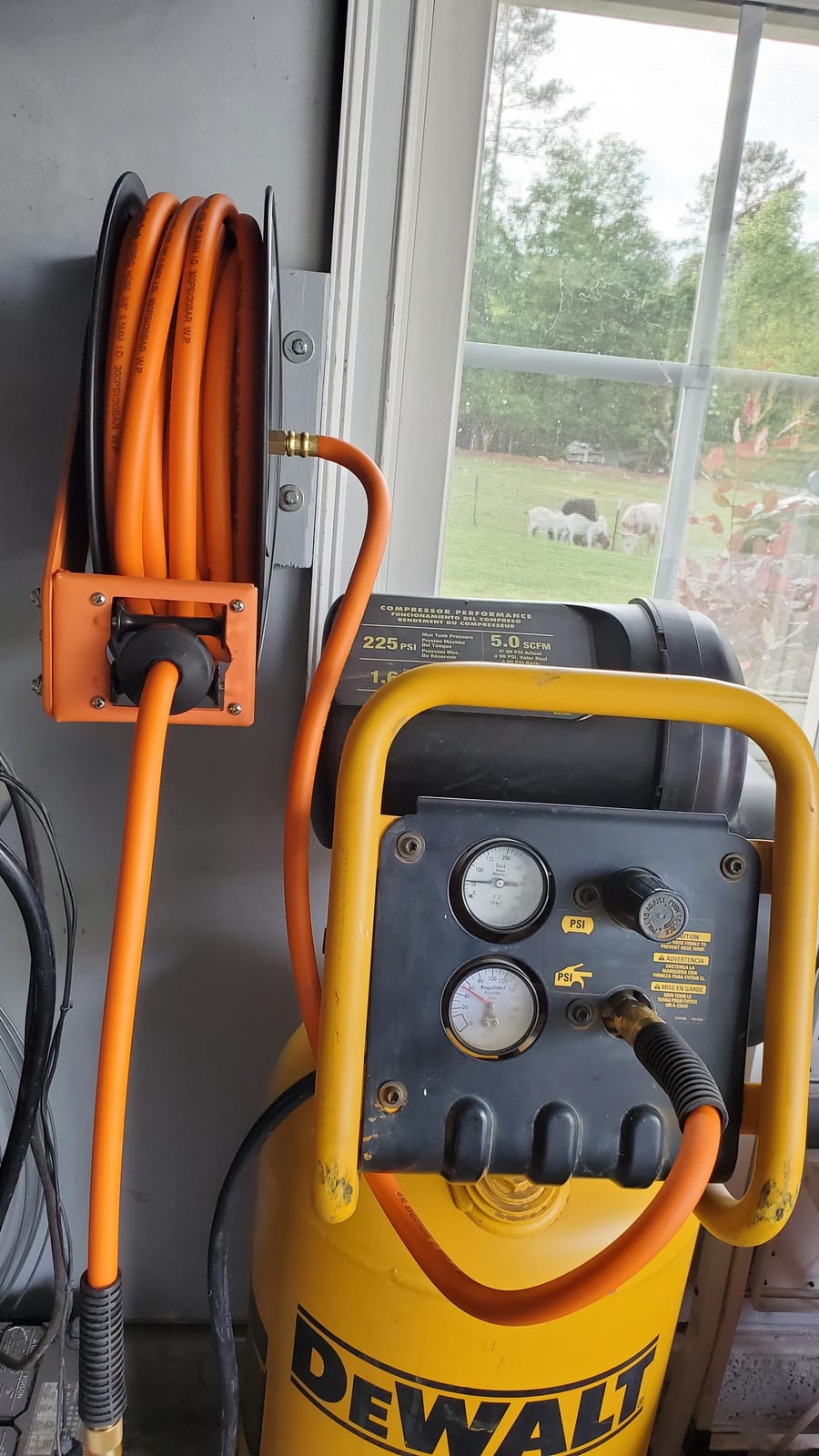 Giraffe Tools Retractable Air Hose Reel 50ft 3/8