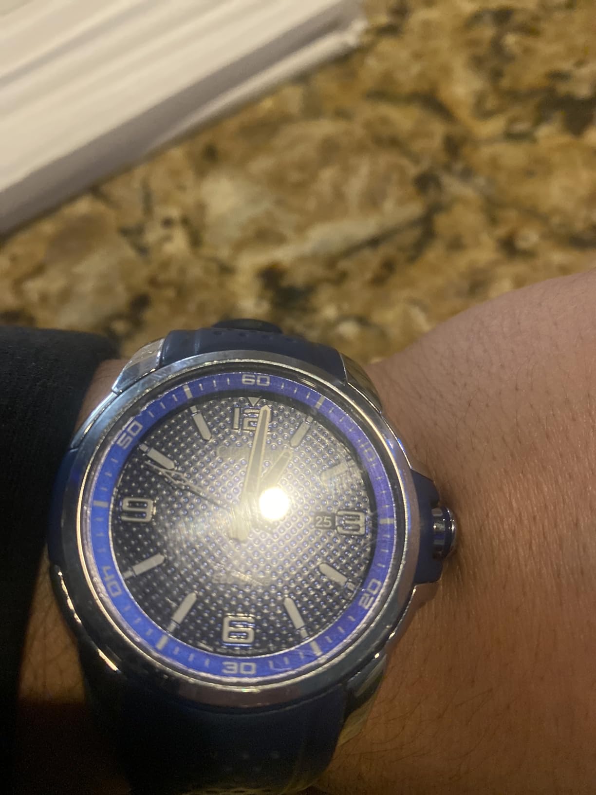 CITIZEN Men's Eco-Drive Sport Casual 44mm Stainless Steel AW1158-05L customer photo 2