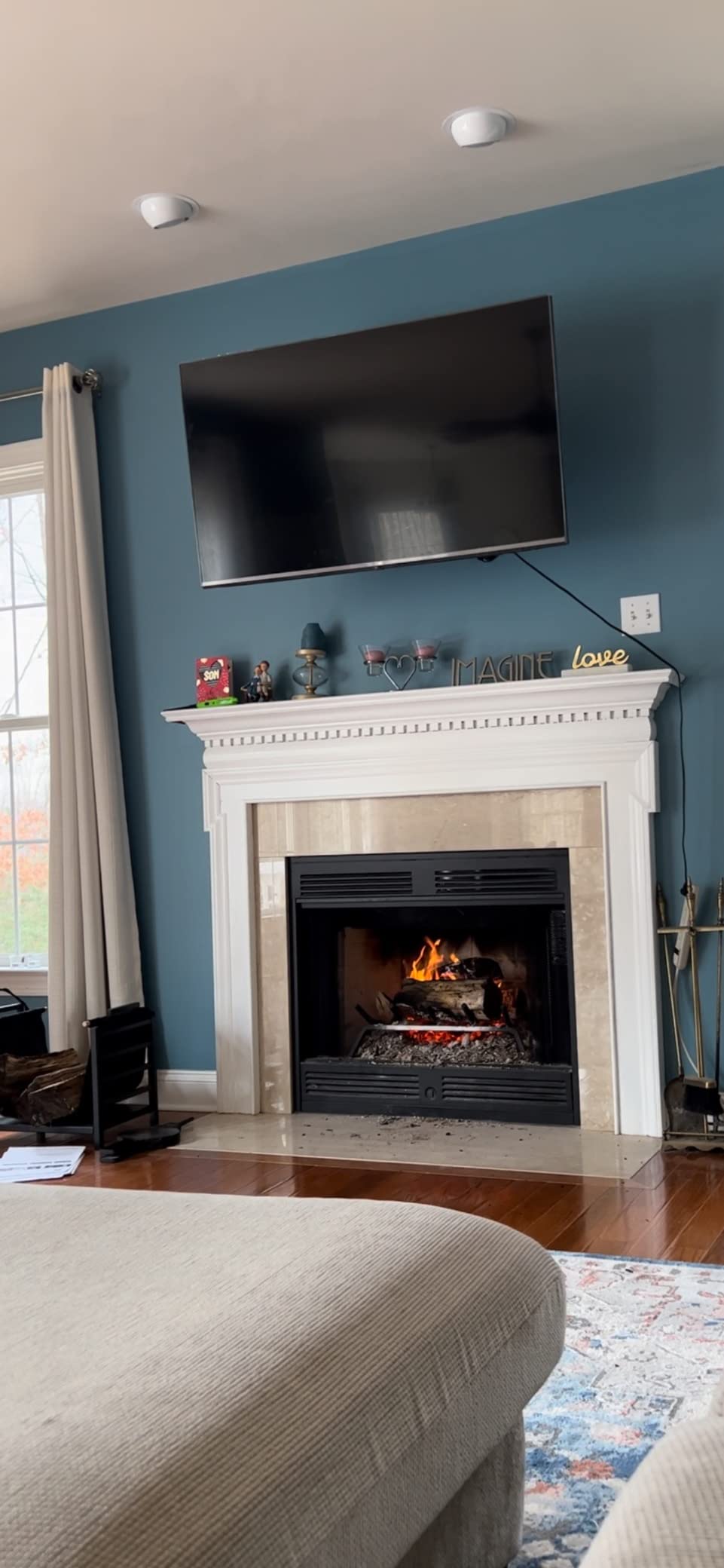 DOEWORKS Indoor Firewood Rack 18 Inch Fireplace Log Holder with Canvas Carrier customer photo 1