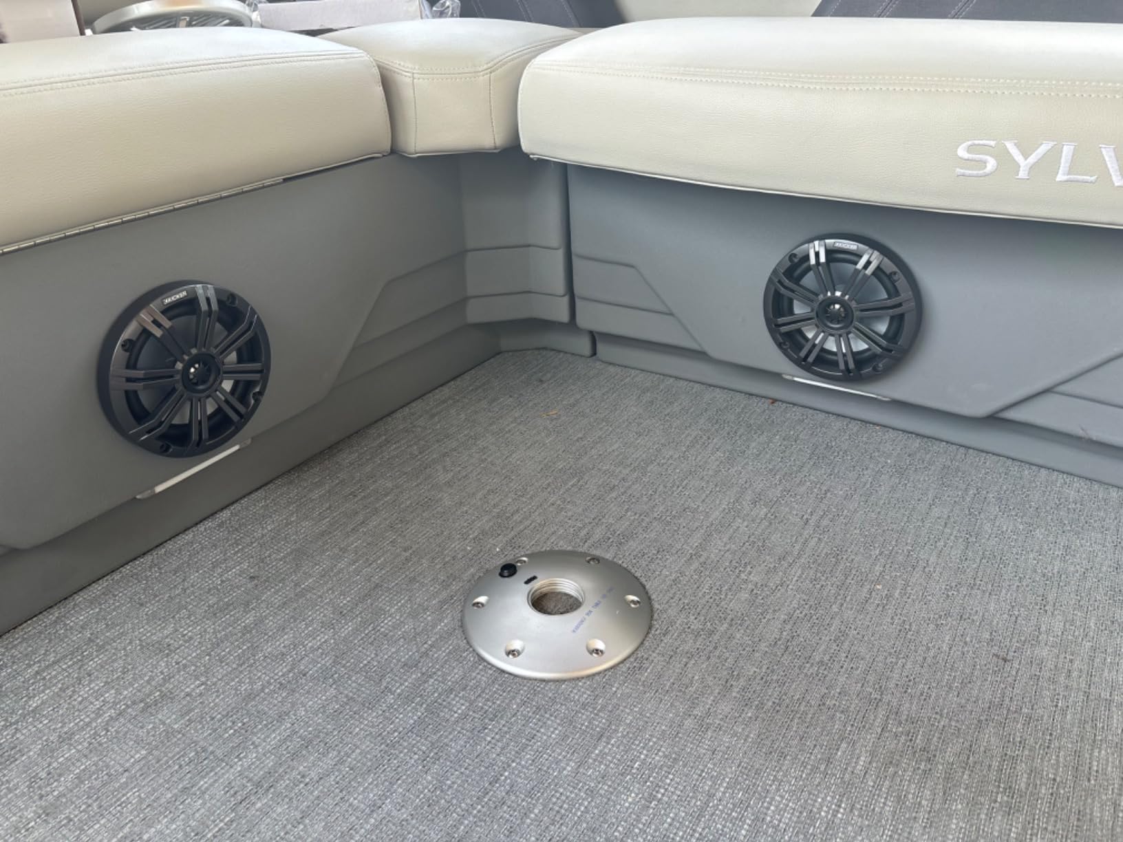 Kicker KM65 6.5-Inch (165mm) Marine Coaxial Speakers with 3/4-Inch Tweeters, 4-Ohm, Charcoal and White Grilles customer photo 2