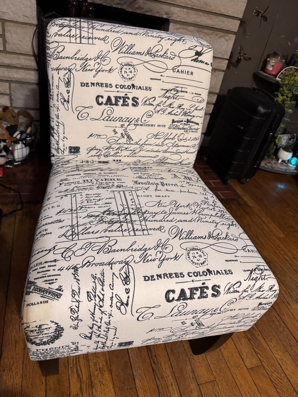 BestMassage | Armless Chair | Grey | Pack of 1 | Hard Wood Accent Chair customer photo 1