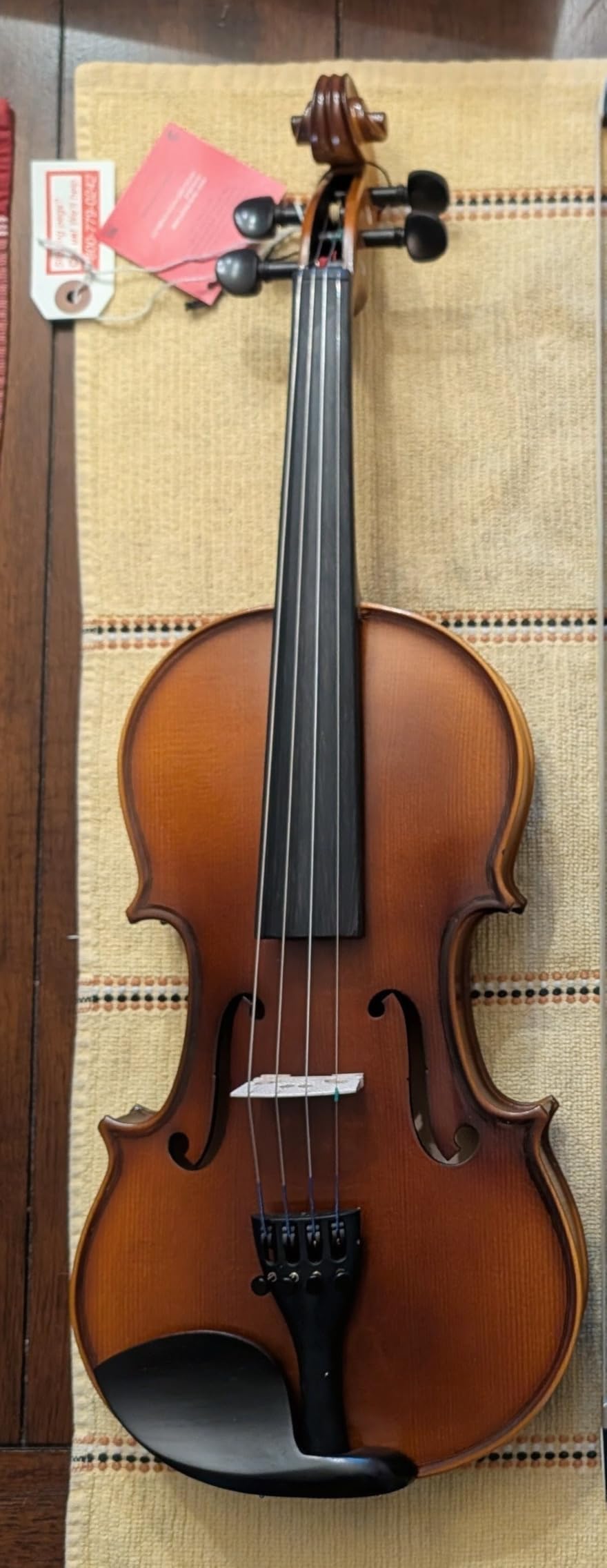Bunnel G1 Violin Clearance Outfit - Carrying Case and Accessories Included - Solid Maple Wood and Ebony Fittings By Kennedy Violins (4/4) customer photo 1