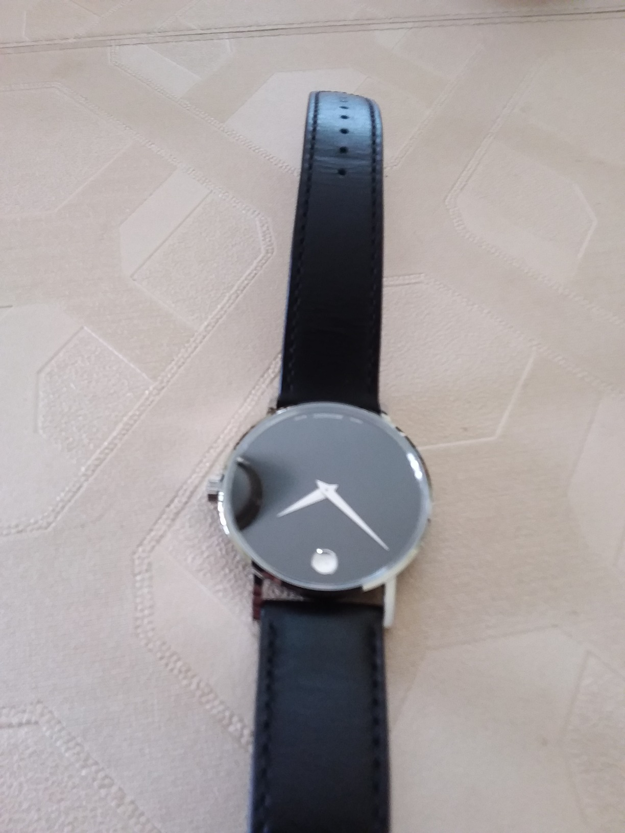 Movado Museum Classic Men's Watch - Swiss Quartz Movement, Calfskin Strap - 3 ATM Water Resistance - Classic, Luxury Fashion Timepiece for Him - 40mm customer photo 2
