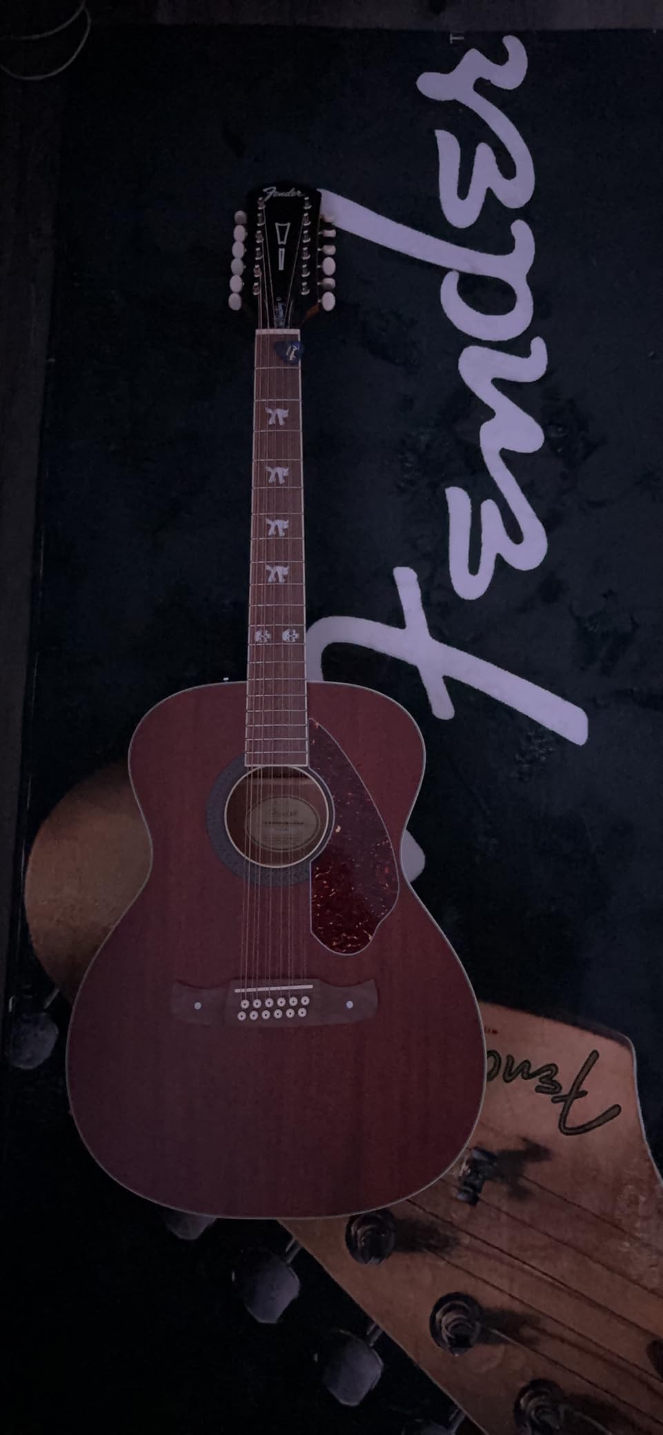 Fender Tim Armstrong Hellcat 12-String Concert Acoustic Guitar, with 2-Year Warranty, Natural, Walnut Fingerboard customer photo 2